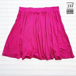 LulaRoe Madison Pink/Magenta Skirt